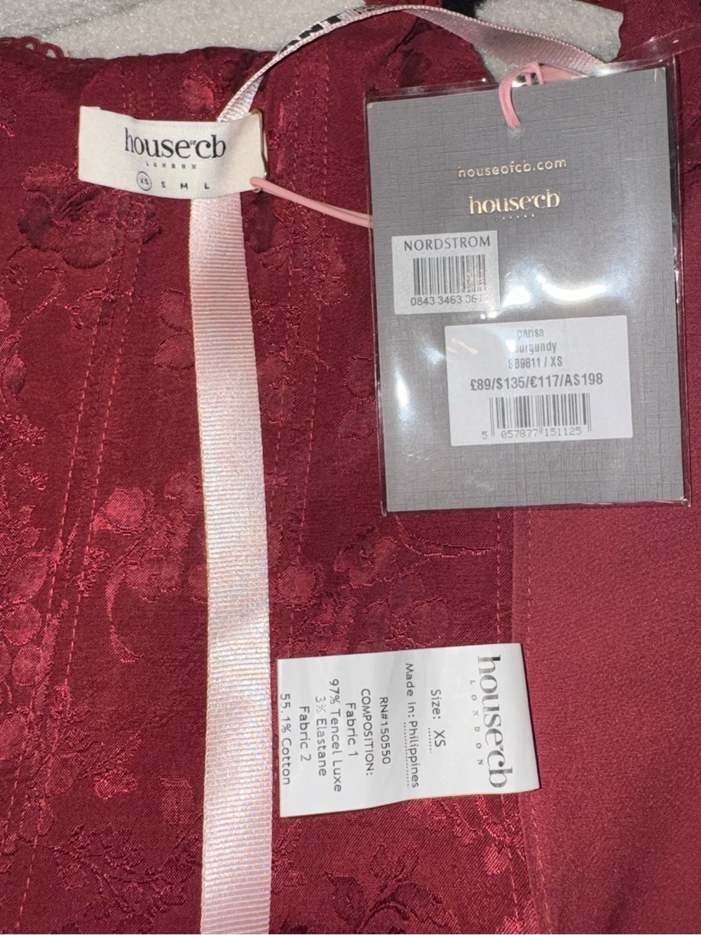 NWT House of CB Parisa Lace-up Corset XS